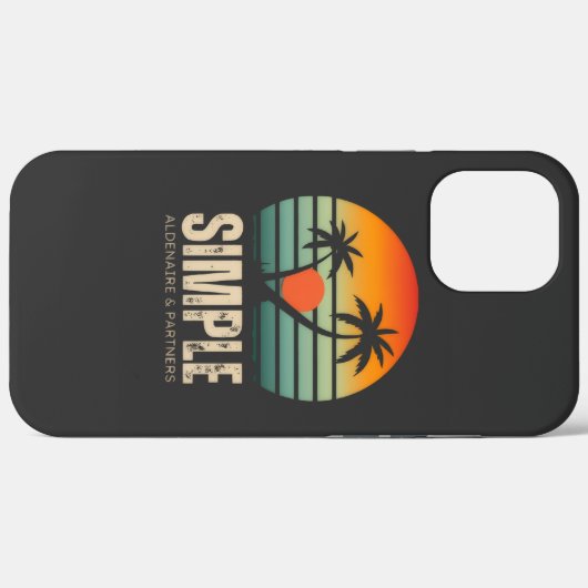T-shirt Simple Sunset - Tropical vibes design Watc Case-Mate iPhone Case (Achterkant (horizontaal))