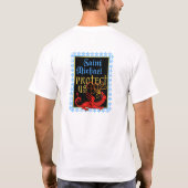 T-shirt 'Sint-Michiel Bescherm Ons' (Achterkant)