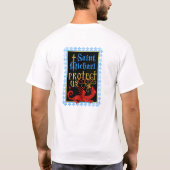 T-shirt 'Sint-Michiel Bescherm Ons' (Achterkant)