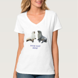T-Shirt Sjabloon met Aangepaste Foto en Tekst voor
