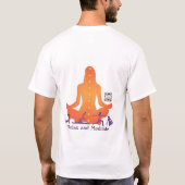 T-shirt Sjabloon Yoga (Achterkant)