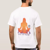 T-shirt Sjabloon Yoga (Achterkant)