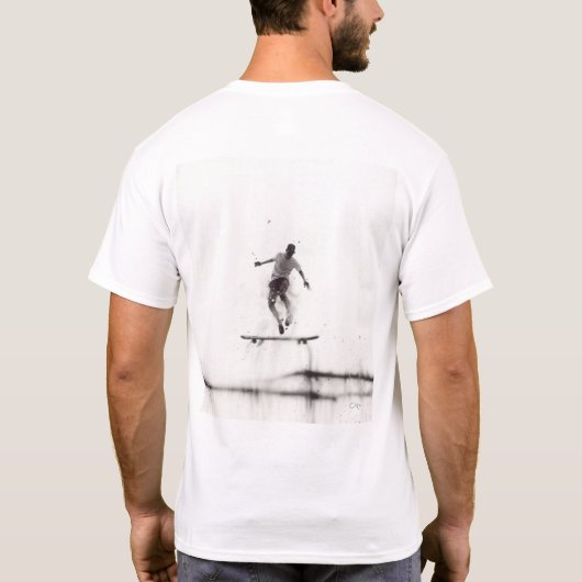 T-Shirt Skateboard 5 | Contemporary Art by OlRo Ar (Achterkant)