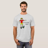 T-shirt (Skateboarder) (Voorkant volledig)
