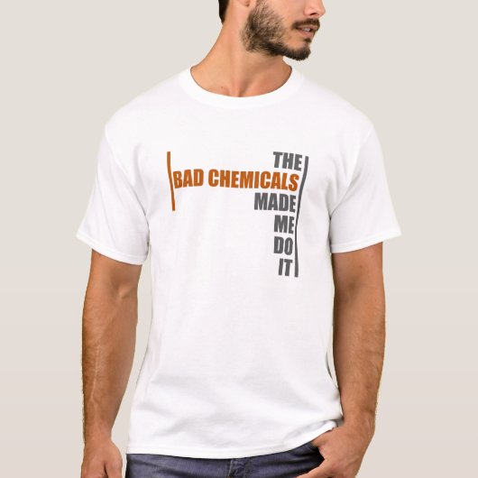 T-shirt Slecht chemicaliën (Voorkant)