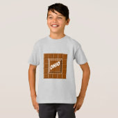 T-shirt Slim Kinderen CHOCOLAT OHIO (Voorkant volledig)