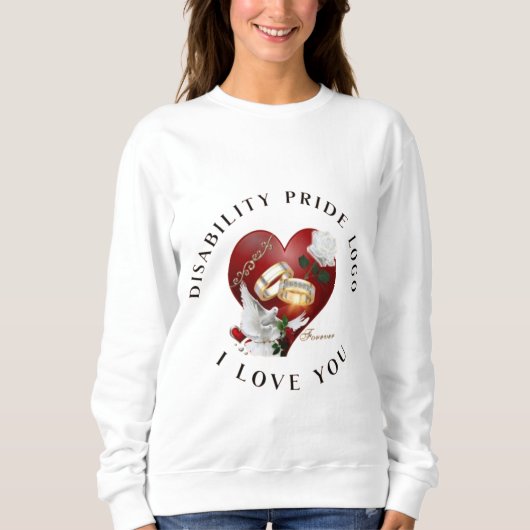 T-Shirt | Slogan voor rechten van gehandicapten |  (Voorkant)