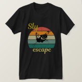 T-shirt sluw ontsnappen (Design voorkant)