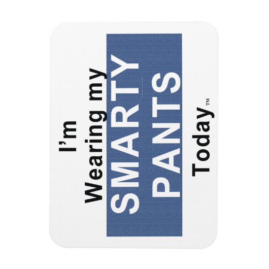 T-SHIRT Smarty Pants Magneet (Verticaal)