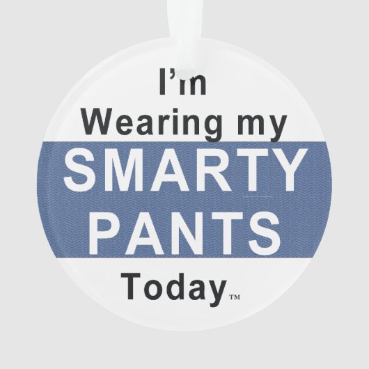 T-SHIRT Smarty Pants Ornament (achterkant)