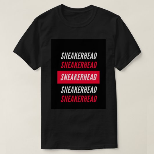 T-Shirt sneakerhead (Design voorkant)
