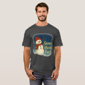 T-shirt Sneeuw Veel Plezier! (Voorkant volledig)