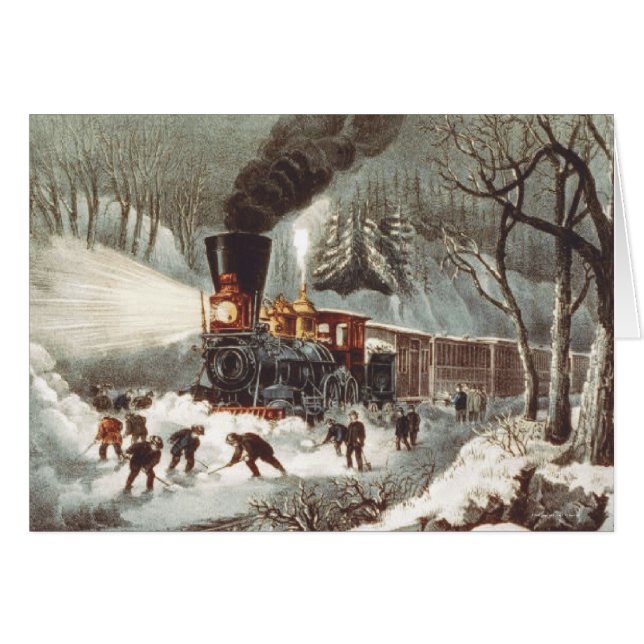 T-SHIRT sneeuwtrein (Voorkant Horizontaal)