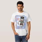 T-Shirt Sock Monkey Politie (Voorkant volledig)