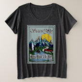 T-Shirt SOTF Moose, Bison & Big Horn Plus Size (Design voorkant)