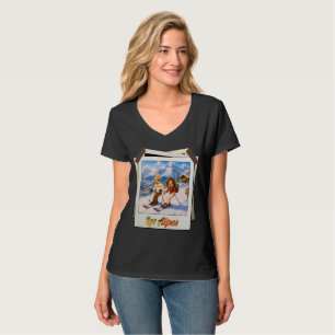 T-shirt Souvenir Alpen - Reisgeschenk Frankrijk