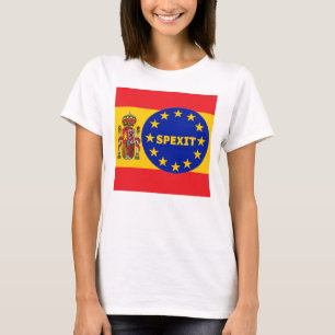 T-Shirt Spannish Flag EU Spexit