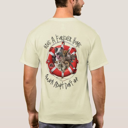 T-Shirt Special Design for the SPCA of Brevard  (Achterkant)