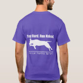 T-shirt spel hard AHT design (Achterkant)