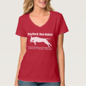 T-shirt spel hard AHT design (Voorkant)