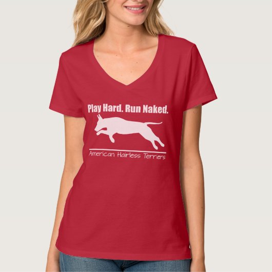 T-shirt spel hard AHT design (Voorkant)