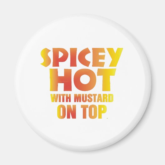 T-SHIRT Spicey Hot Magneet (Voorkant)