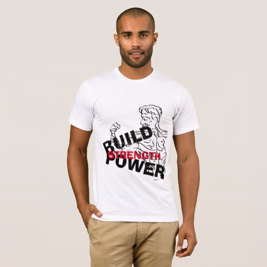 T-shirt : spierstelsel (Voorkant volledig)