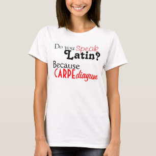 T-shirt: Spreek je Latijn? T-shirt