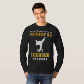 T-shirt Squash Opa: Opdienen van grootouders (Voorkant volledig)