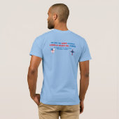 T-shirt St. Luke's Of The Mountains Waterverf-BLU (Achterkant volledig)