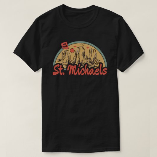 T-shirt St. Michaels, Arizona (Design voorkant)