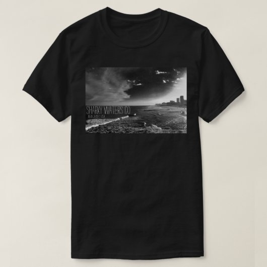 T-shirt staal Pier B&W Afbeelding (Design voorkant)