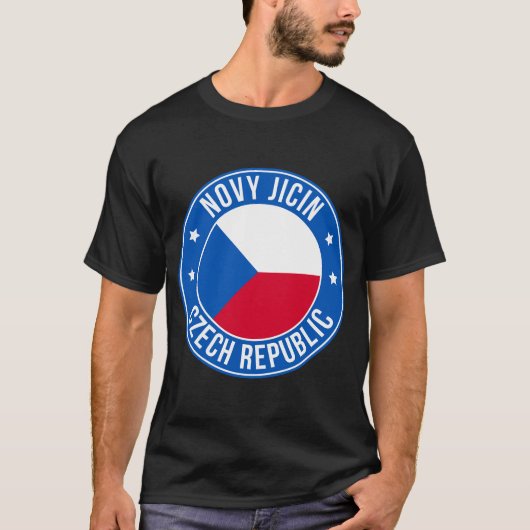T-shirt stad Novy Jicin, Tsjechië (Voorkant)