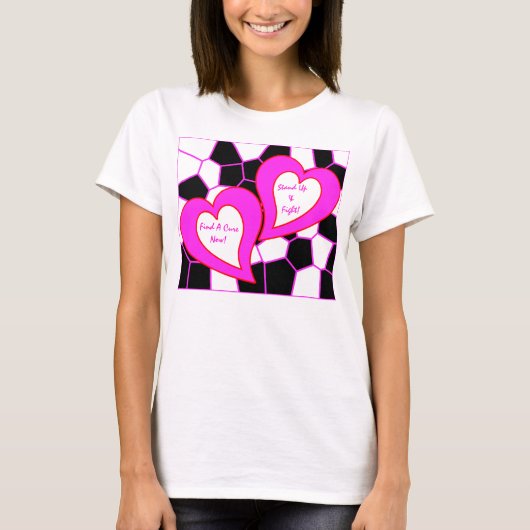 T-shirt - stand-up en strijd (Voorkant)