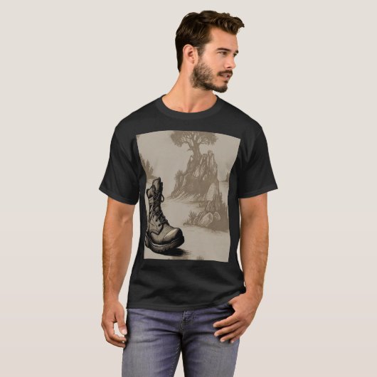 T-shirt stap in avontuur (Voorkant volledig)