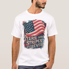 T-shirt 'Stars and Stripes Forever'