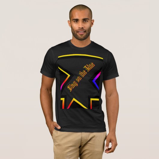 T-Shirt stay on the line  (Voorkant volledig)