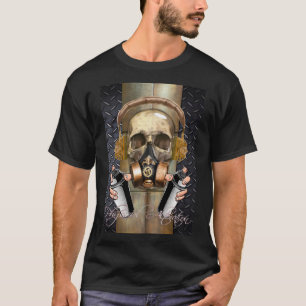 T-Shirt steampunk, graffitischedel
