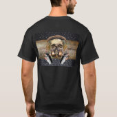 T-Shirt steampunk, graffitischedel (Achterkant)