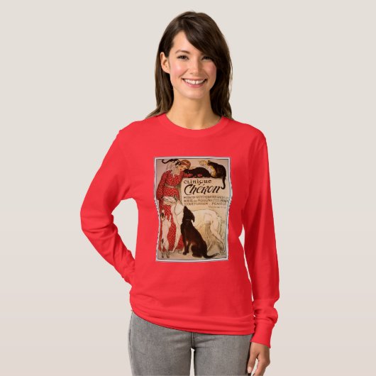 T-Shirt:  Steinlen "Clinique Cheron" T-shirt (Voorkant volledig)