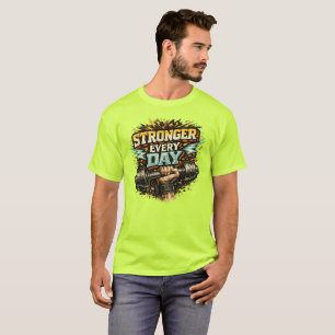 T-shirt 'Sterker elke dag'