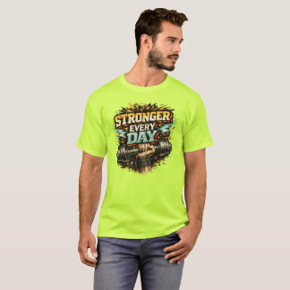 T-shirt 'Sterker elke dag'