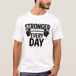 T-shirt 'Sterker Elke Dag'