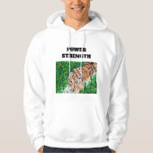 T-Shirt: STERKTE TIGER Hoodie (Voorkant)