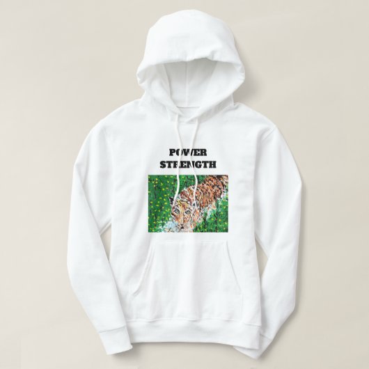 T-Shirt: STERKTE TIGER Hoodie (Design voorkant)