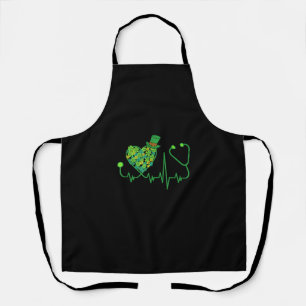 T-shirt Stethoscoop en gehoor van de Ierse verplee Schort