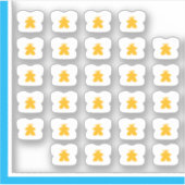 T-shirt Stickers - Angel Meeples (Voorkant)