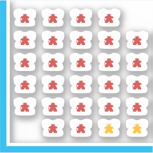 T-shirt Stickers - duivelappels (Voorkant)