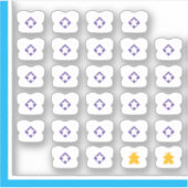 T-shirt Stickers — Kind voor game-bordsessie (Voorkant)