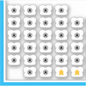 T-shirt Stickers op elk gewenst moment (Voorkant)